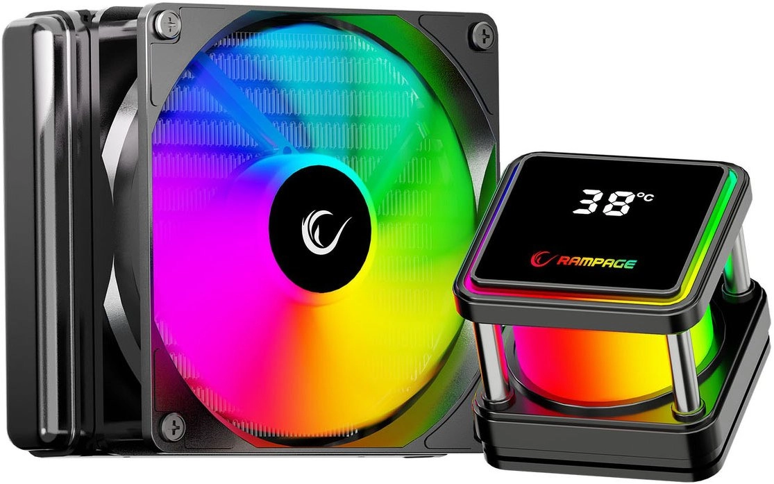 Rampage INFINITE V120 Black water cooling