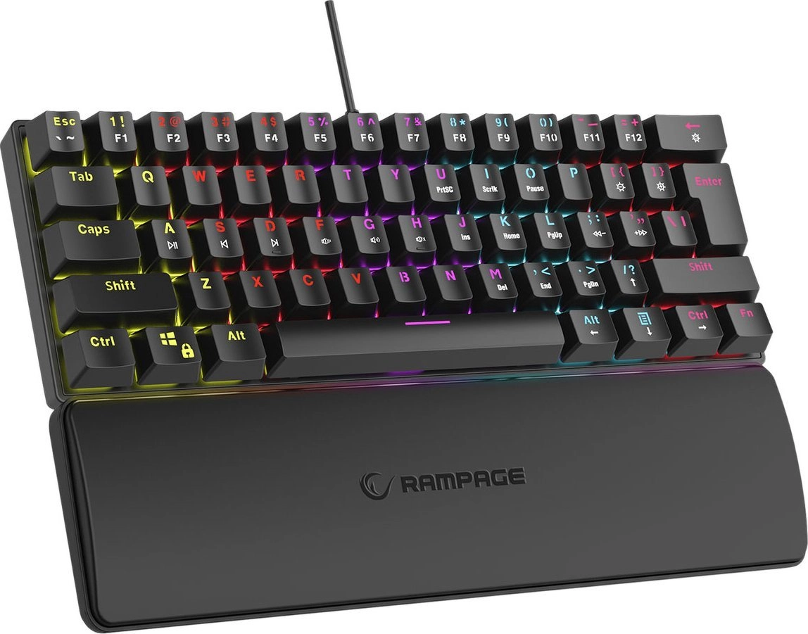 Klawiatura Rampage Plower K60 RMP Blue