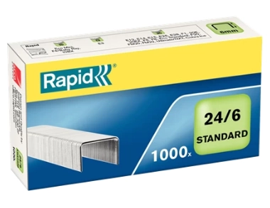 Rapid Standard 24/6 Staples pack 1000