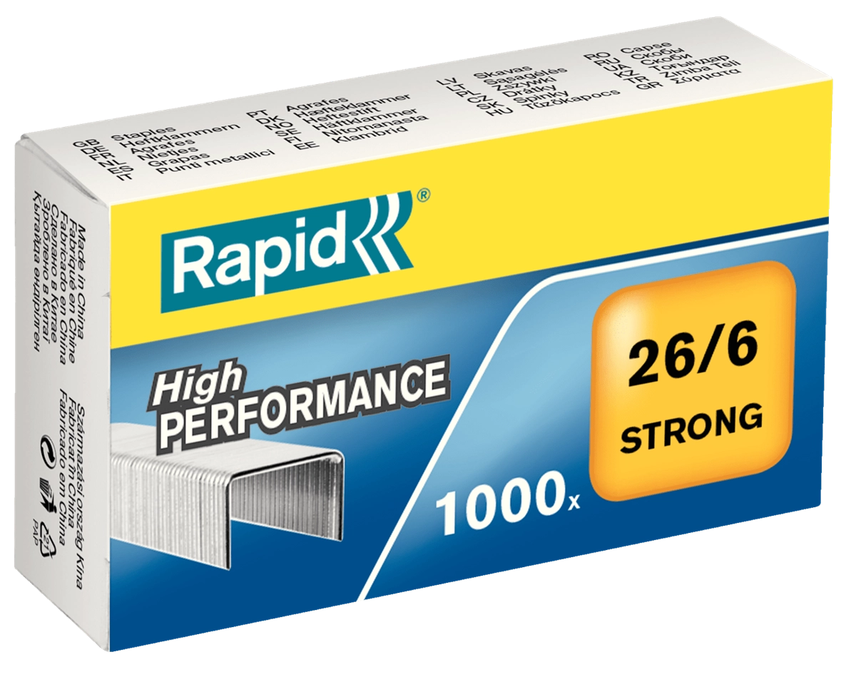 Rapid 24861400 staples Staples pack 1000