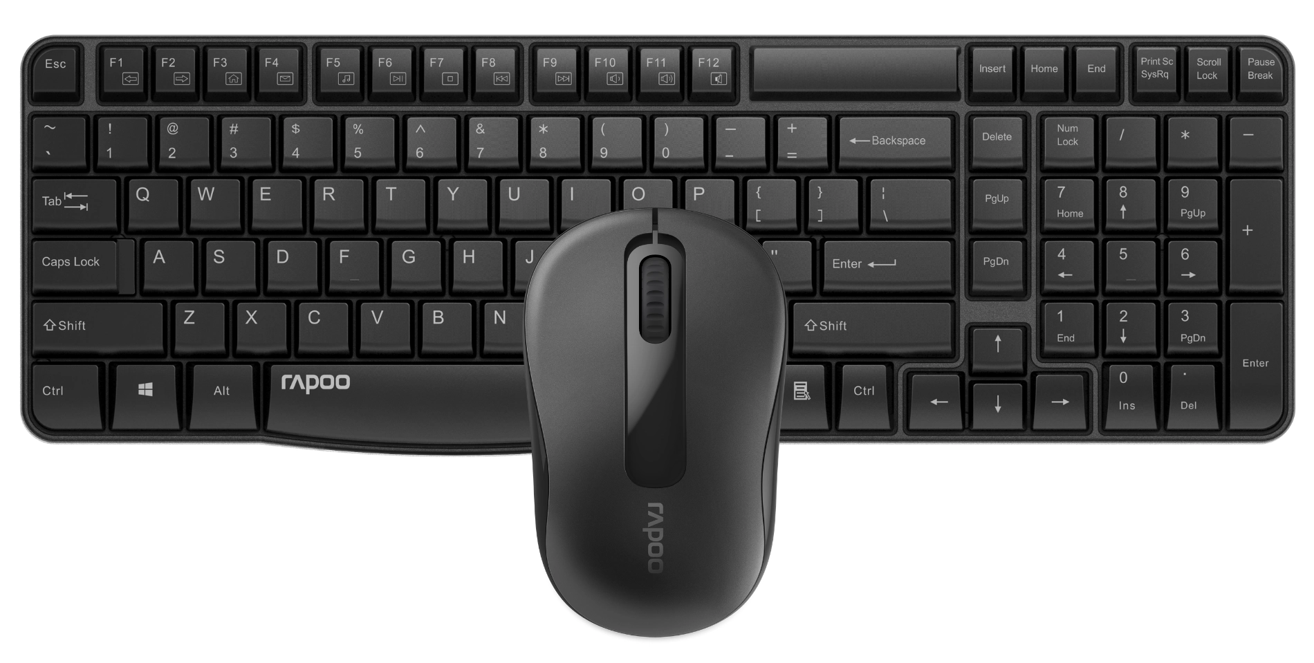 Rapoo X1800S keyboard Mouse included Universal