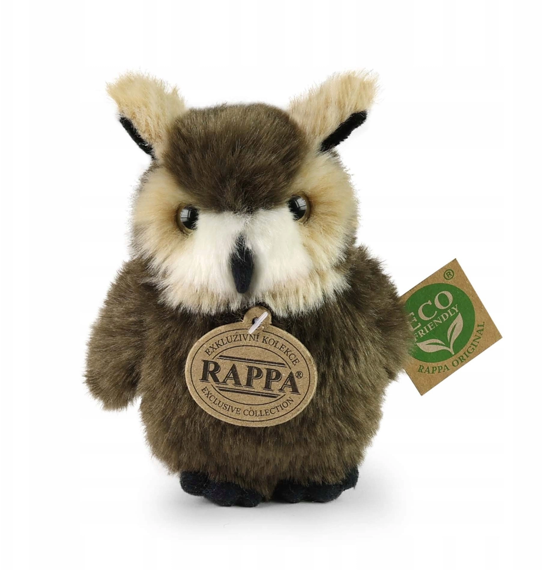 Plush owl 13 cm ECO-FRIENDLY 250550