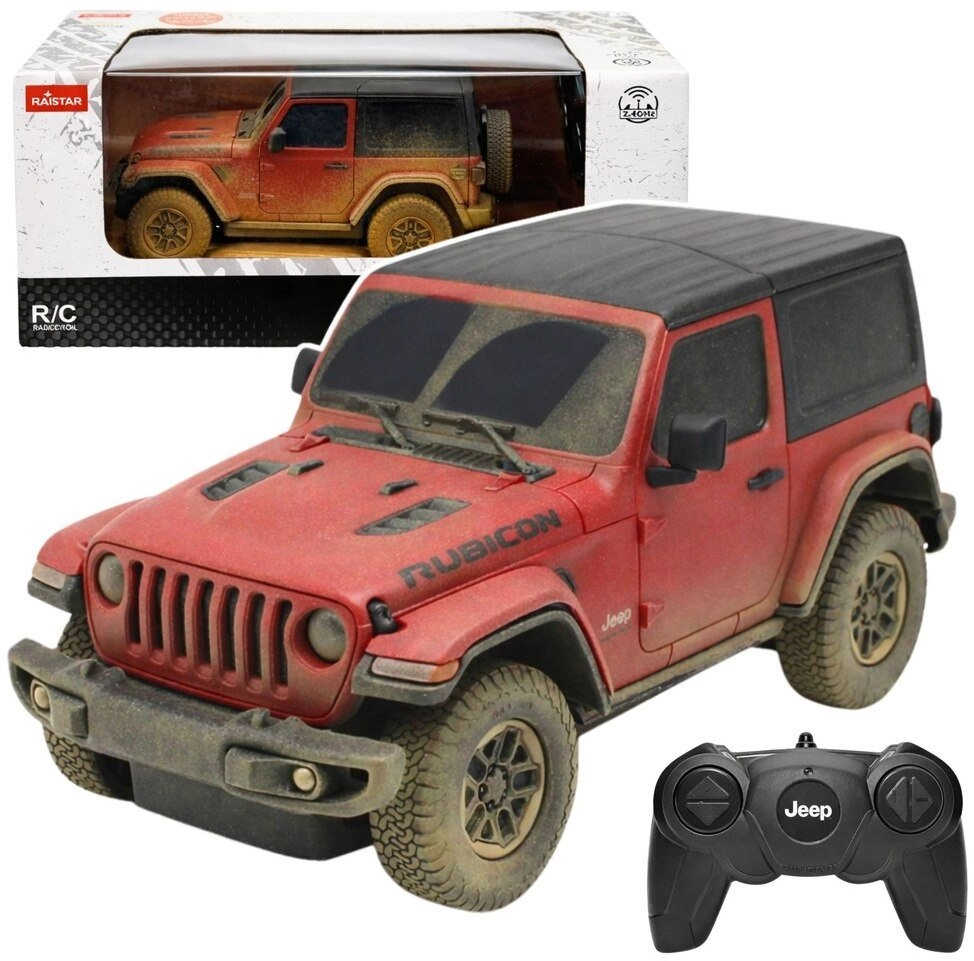 Rastar Auto JEEP Wrangler Rubicon-Muddy Remote