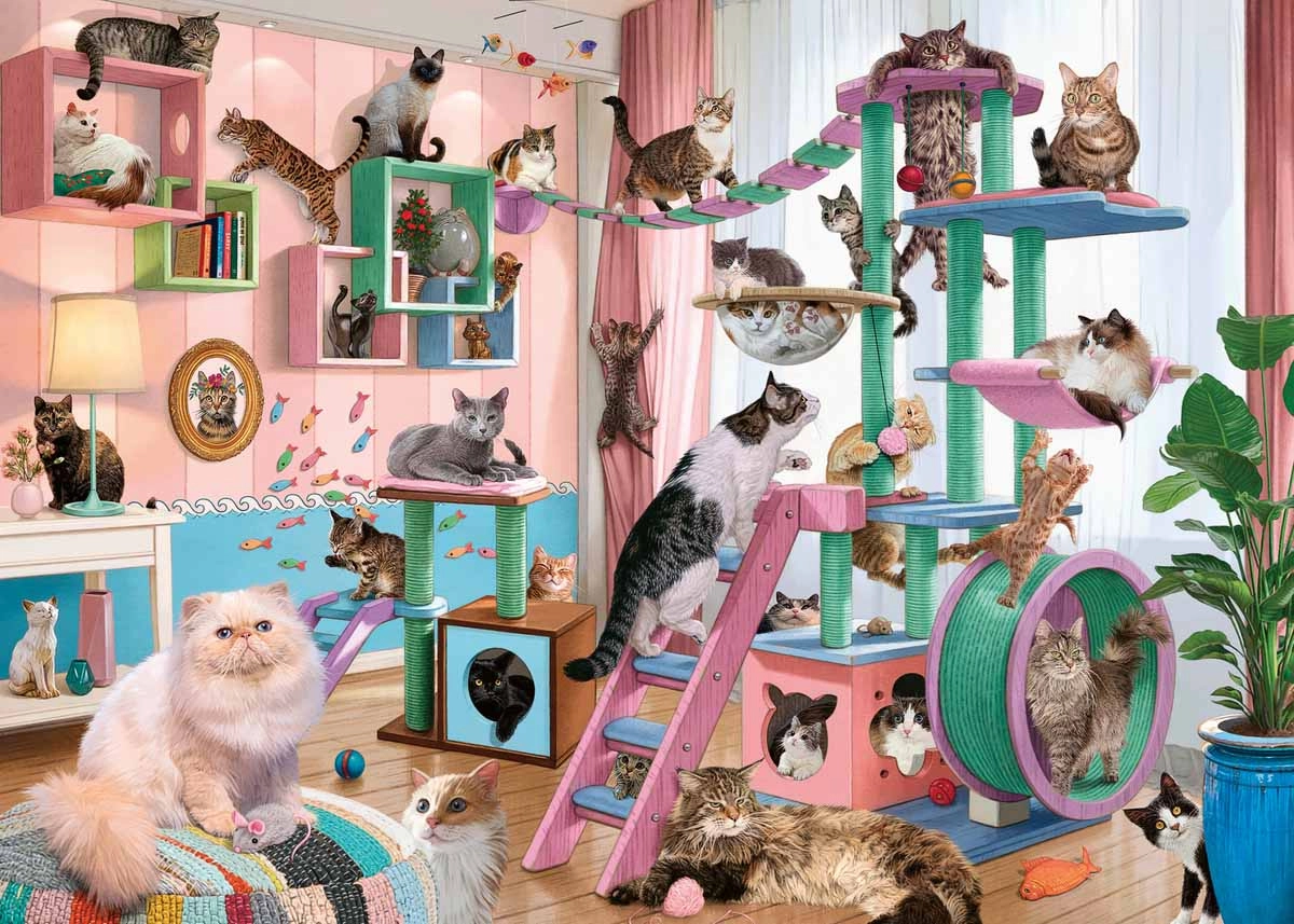 Ravensburger Cat Tree Heaven Jigsaw puzzle