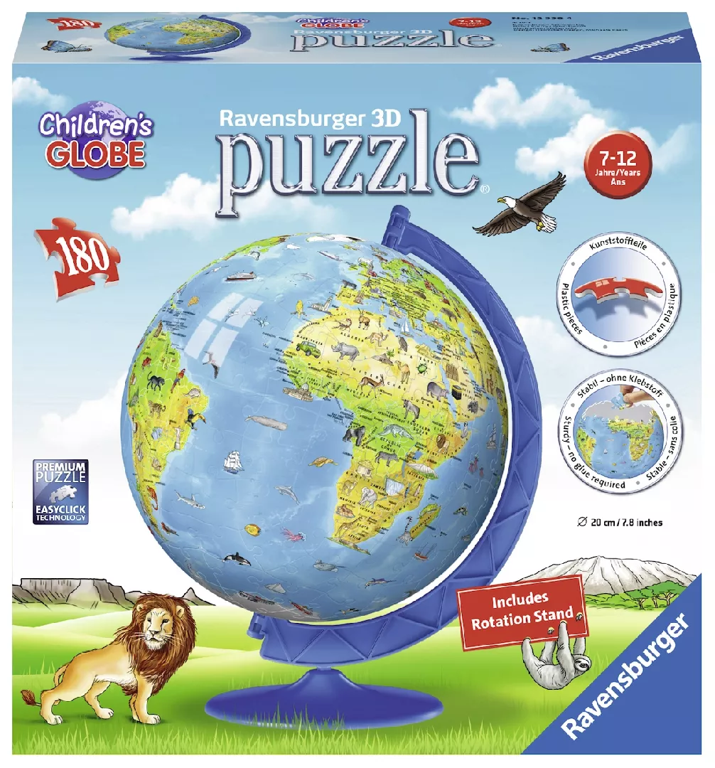 Ravensburger Children``s Globe 3D puzzle 180