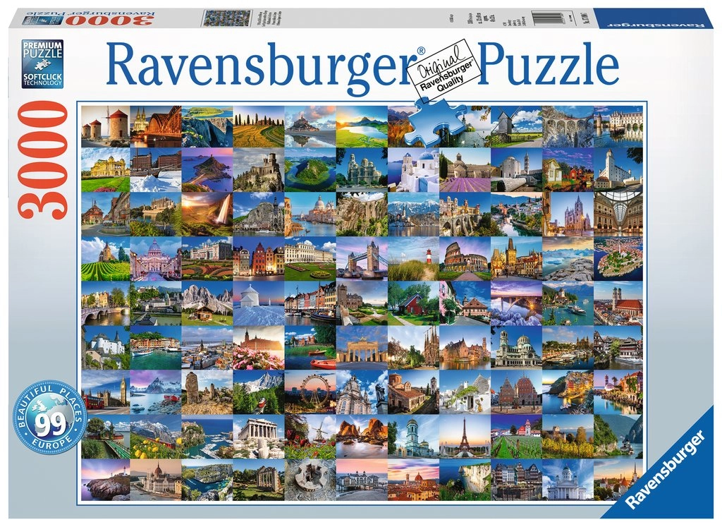 Ravensburger 99 Beautiful Places in Europe
