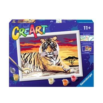 Ravensburger CreArt Majestic Tiger Color by