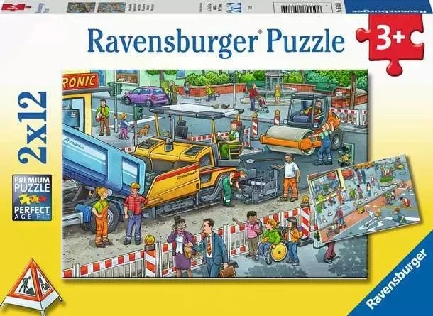 Ravensburger Road Construction Site 2x12p 10105635