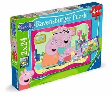 RAVENSBURGER children`s puzzle Peppa Pig  2x24