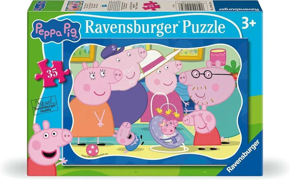 2D puzzle for children: Peppa`s sister