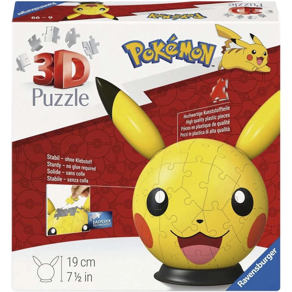 Ravensburger 3D puzzle ball Pokemon Pikachu