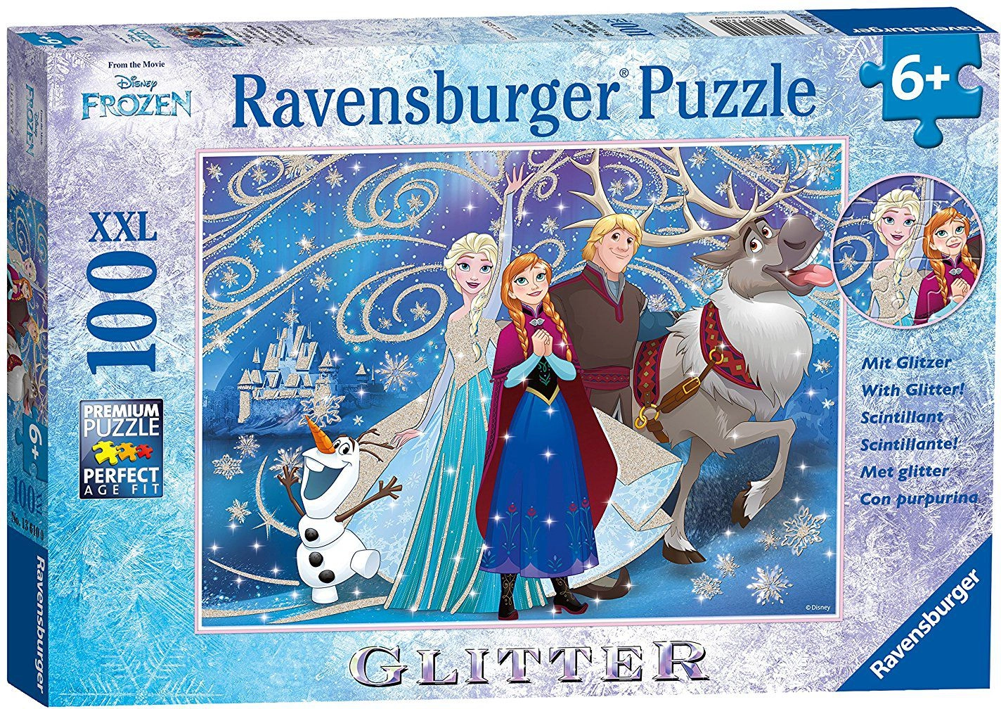Ravensburger Puzzle Disney Frozen Glittery Snow