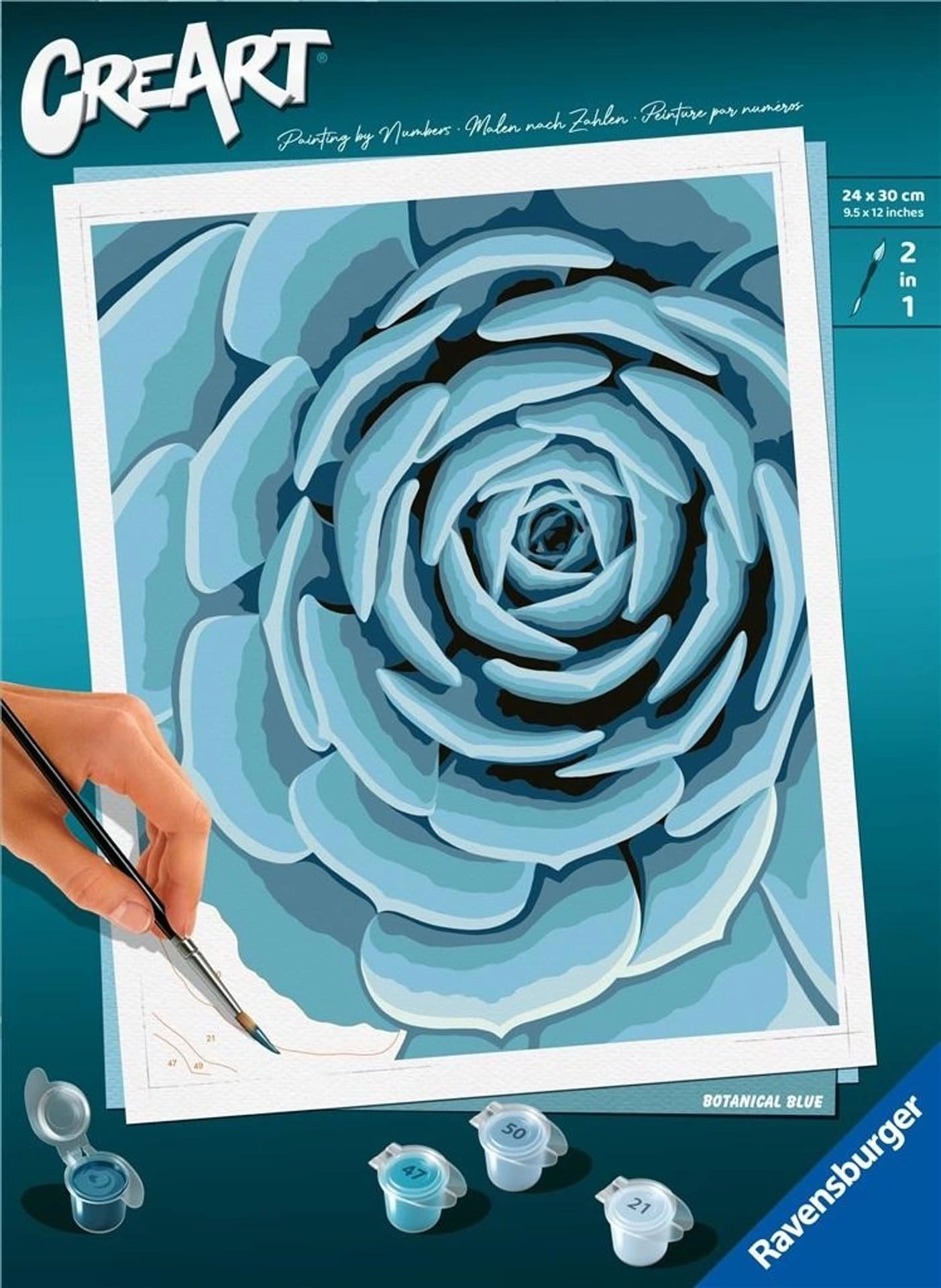 Ravensburger CreArt: Botanical Blue 13712558 4005556236107
