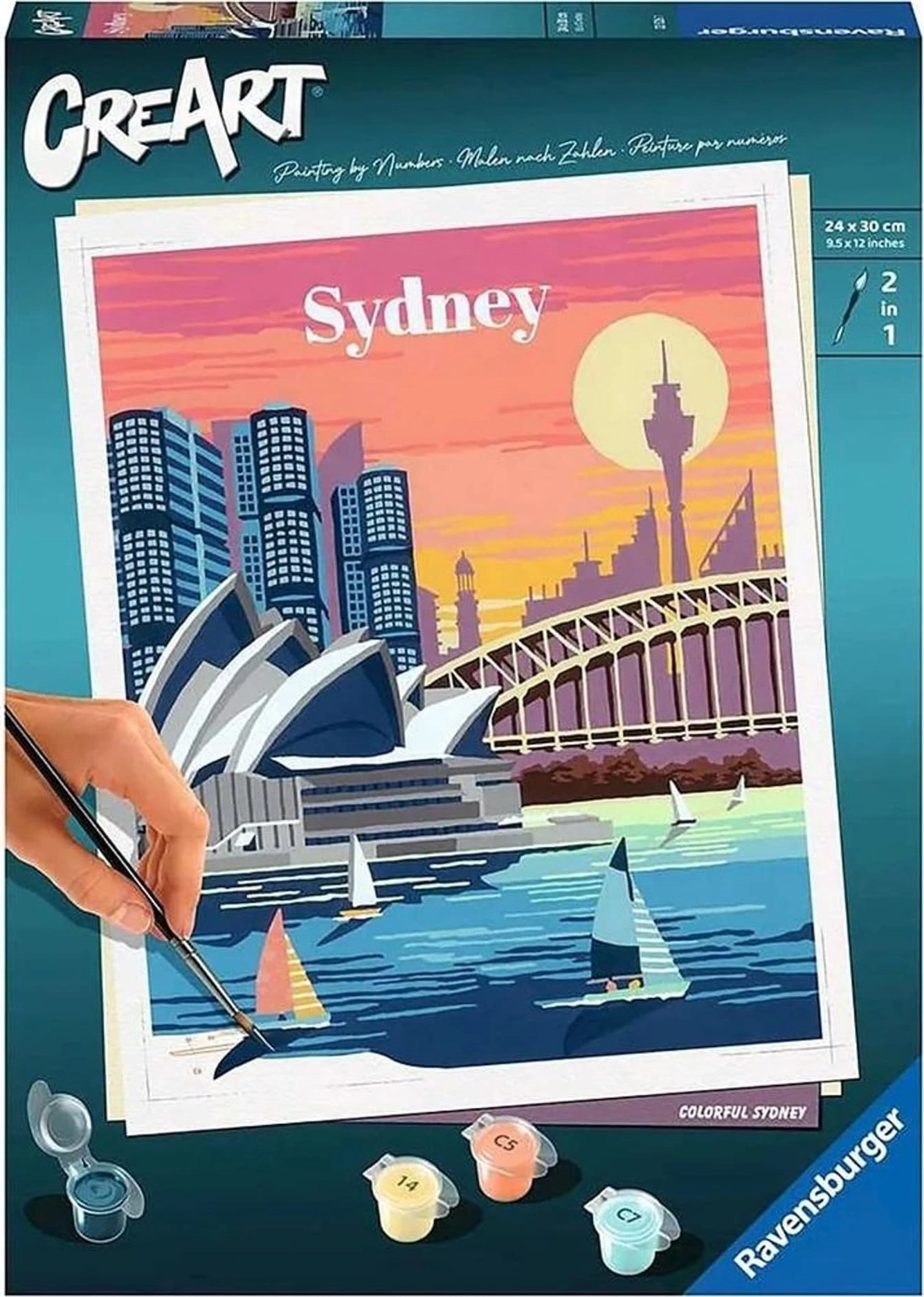 Ravensburger 23526 colouring pages/book Color by