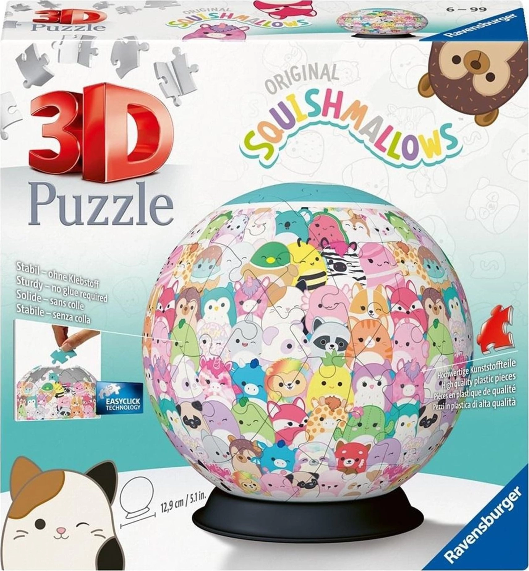 Ravensburger 3D Puzzle Ball Puzzle-Ball Squishmallows