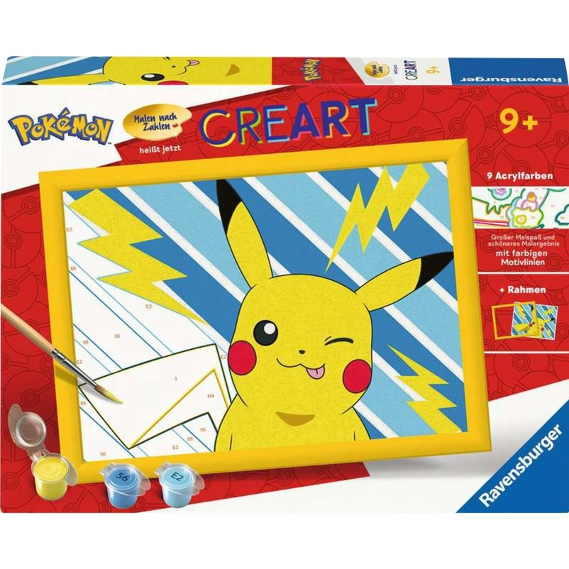 Ravensburger CreArt - Cheeky Pikachu painting