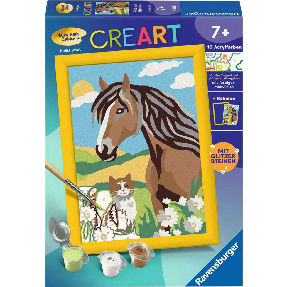 Ravensburger CreArt - horse and kitten