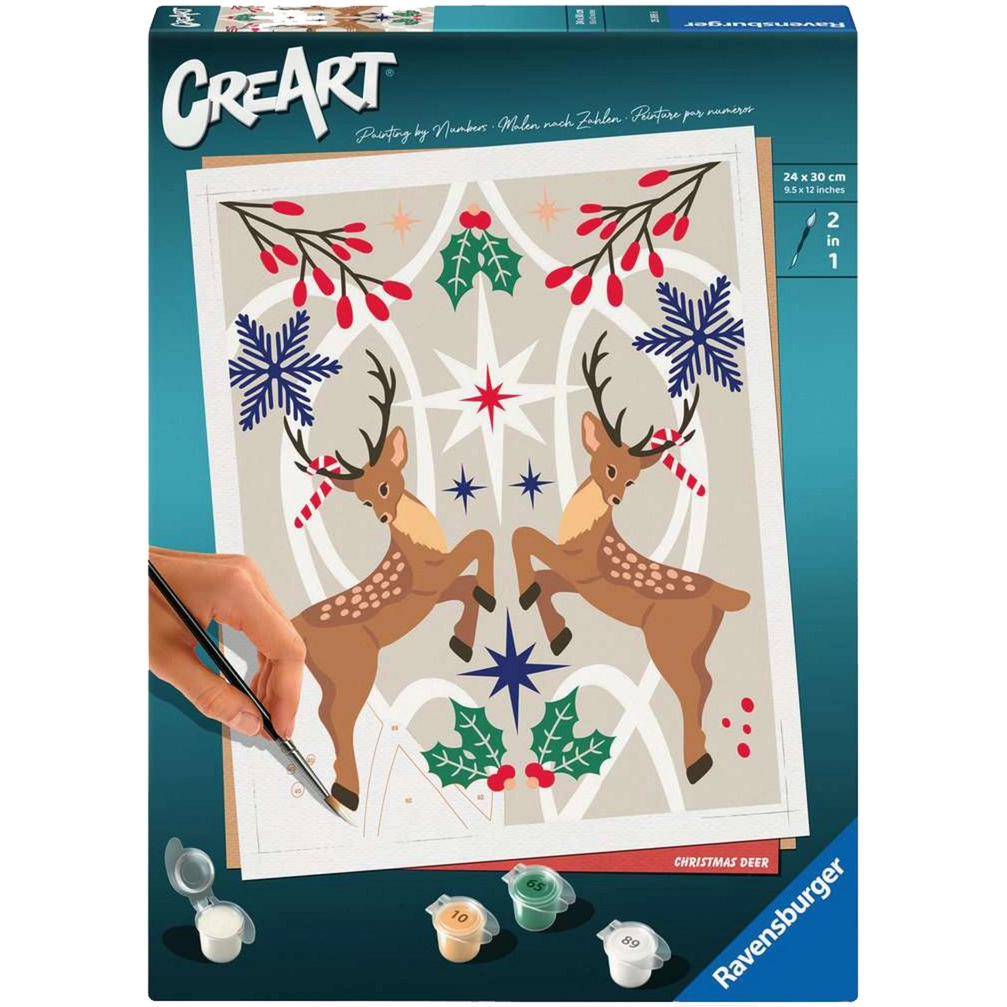 Ravensburger CreArt - Christmas deer painting