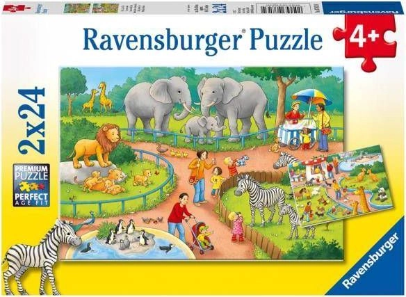 Ravensburger Puzzle 2x24 A day at