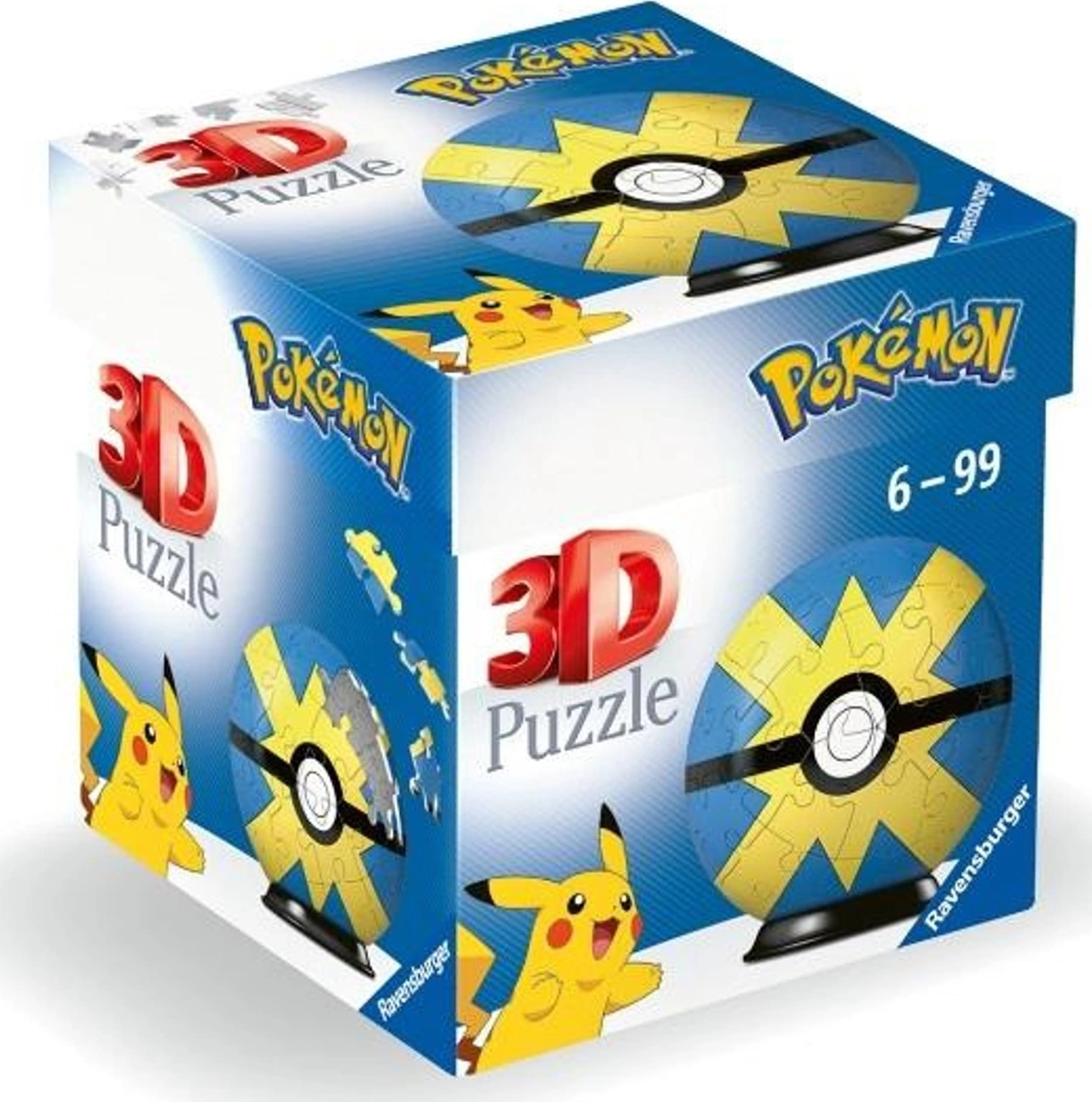 Ravensburger Puzzle 3D Kula Pokemon Quick