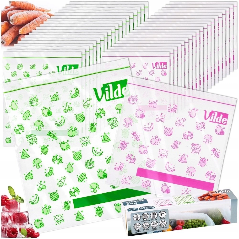 Ravi Zipper Bags for Food 40