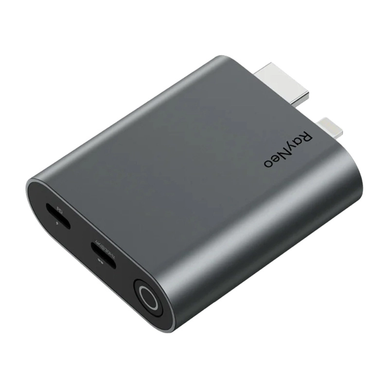 HDMI to USB-C adapter for charging