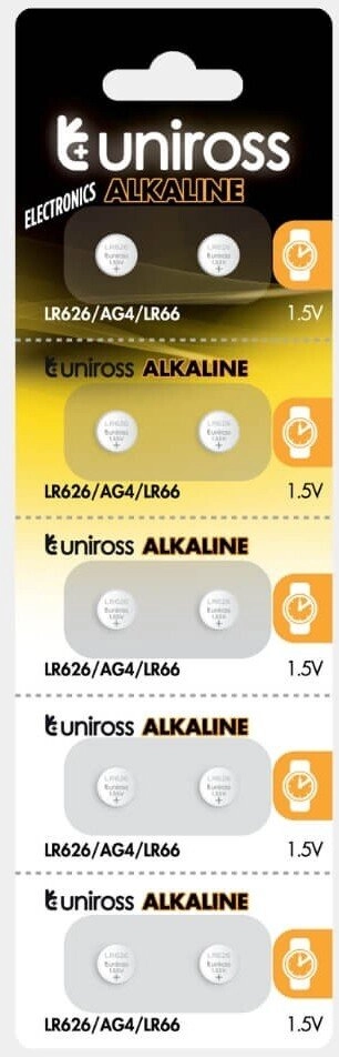 Uniross Batteri - LR66 / LR626