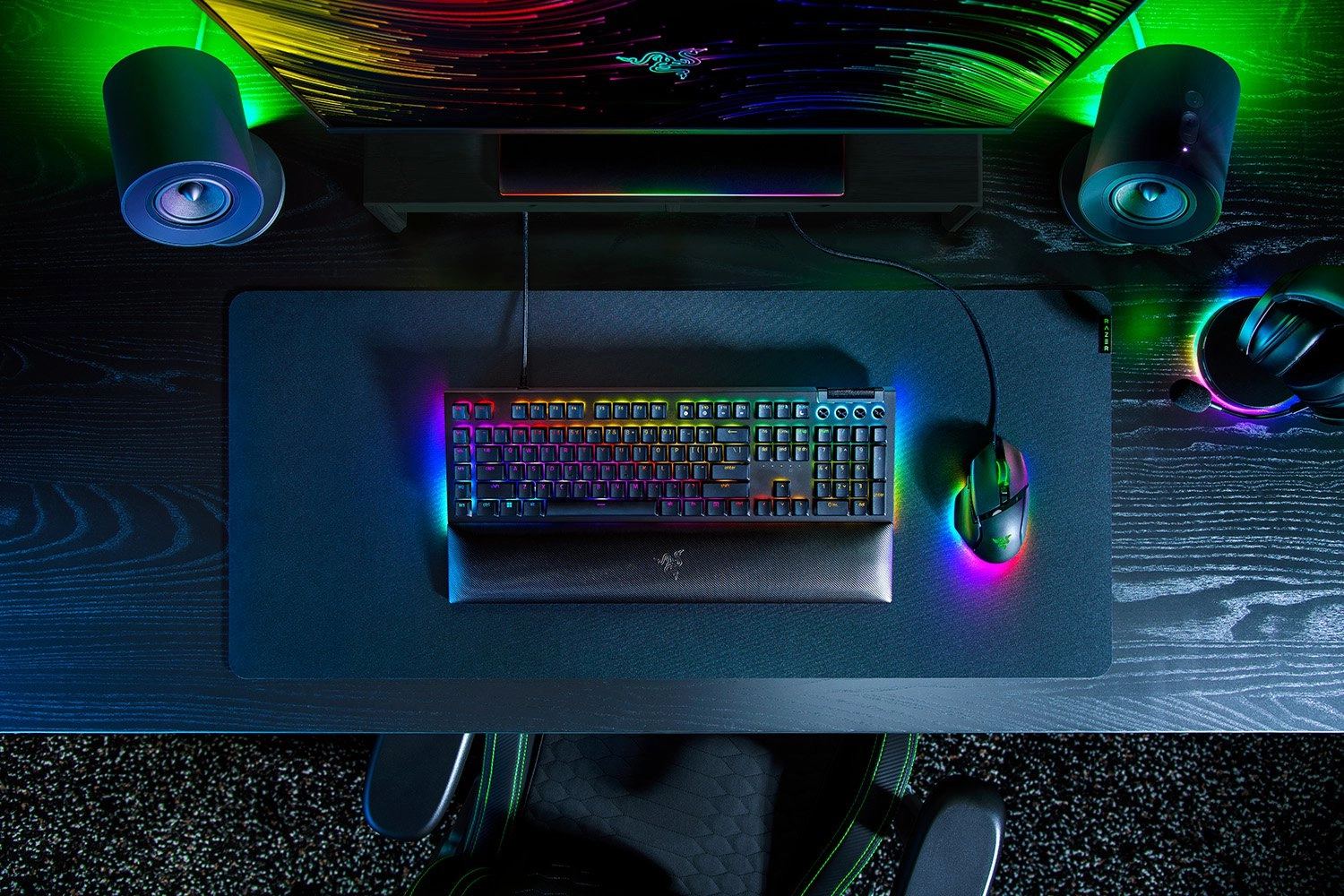 Razer BlackWidow V4 tastatūra Speļu USB QWERTZ Vācu Melns