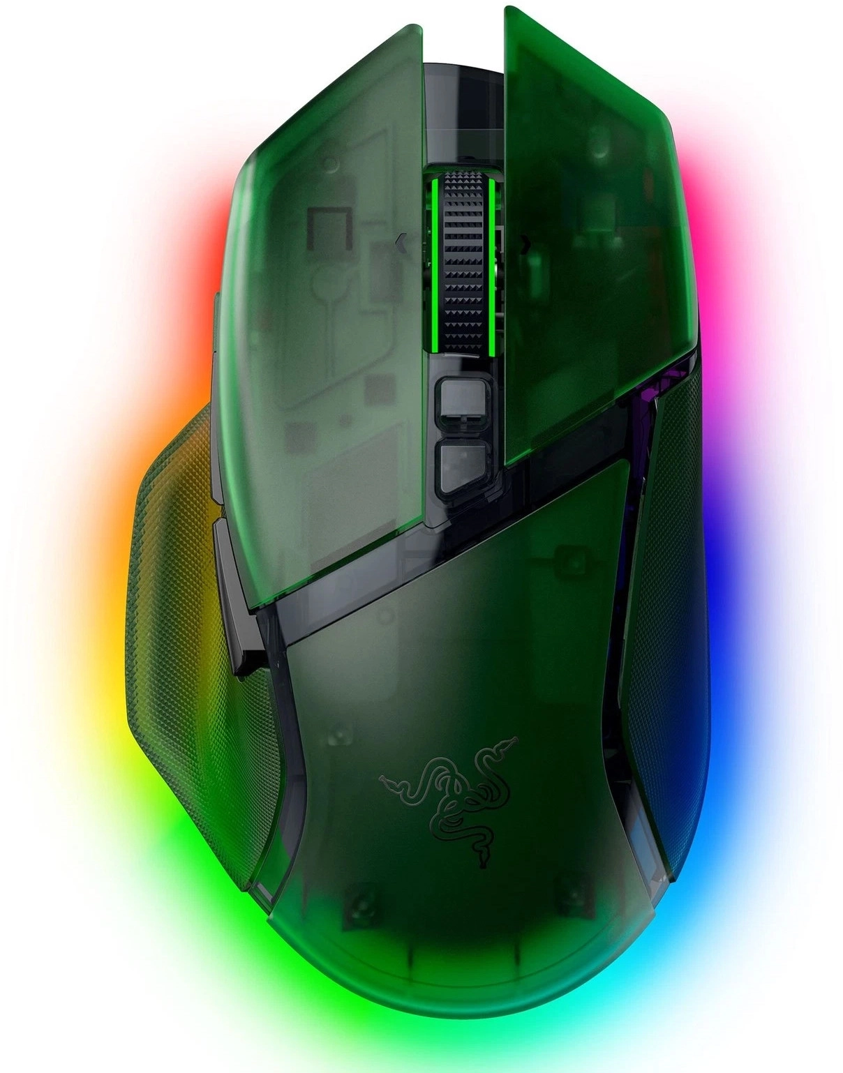 Razer wireless mouse Basilisk V3 Pro, phantom green
