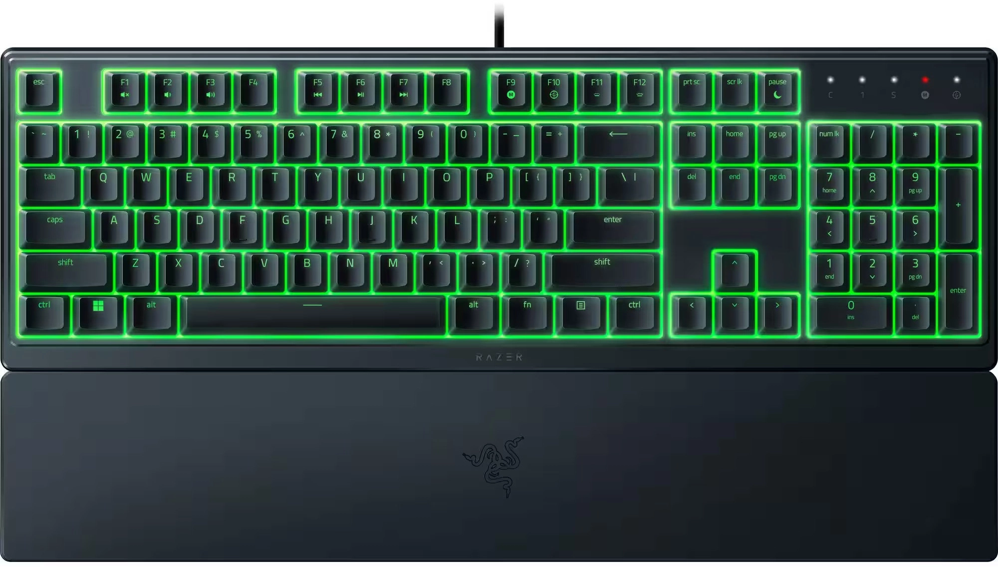 Razer keyboard Ornata V3 X Nordic, black