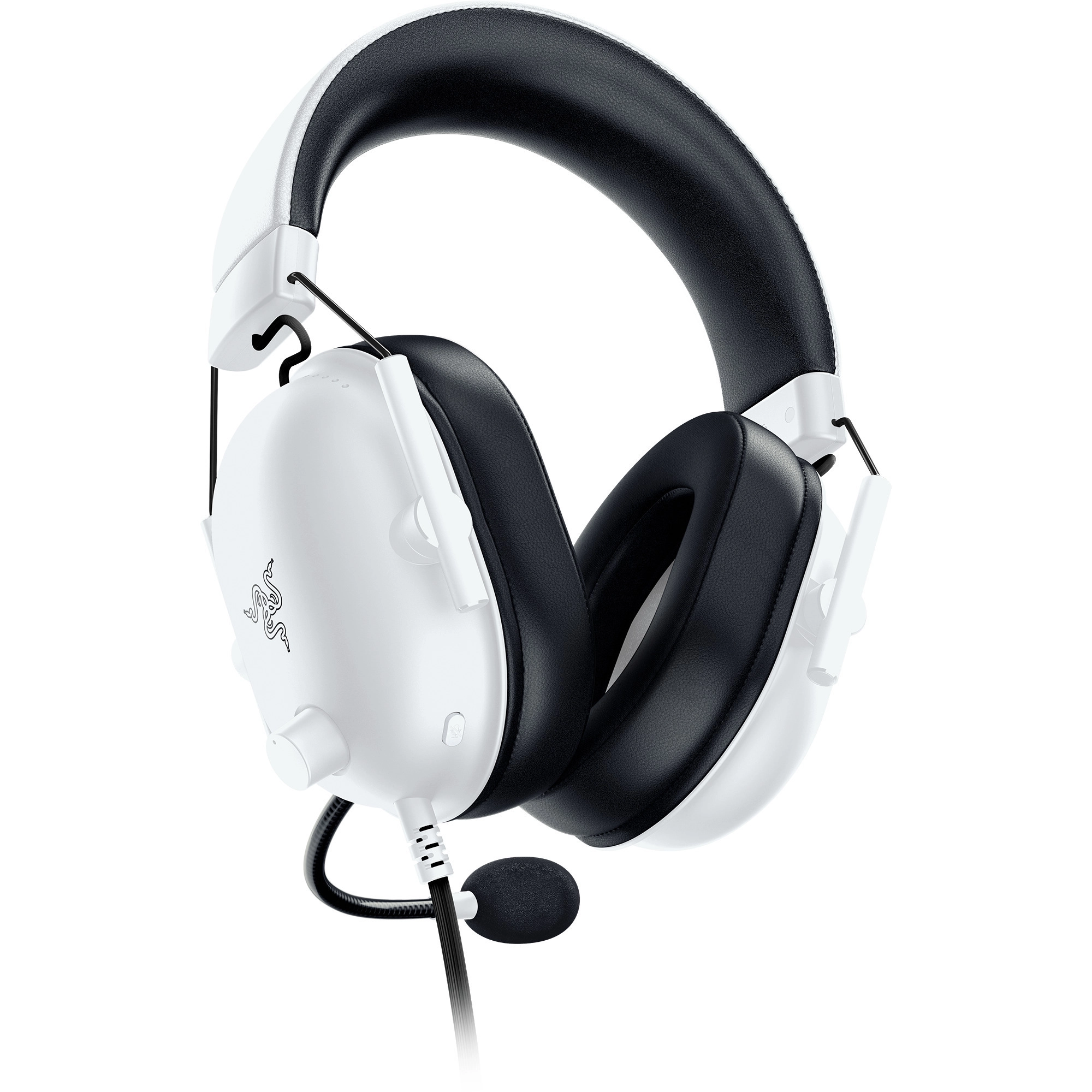 Razer Blackshark V2 X Austiņas Vadu Speļu Melns, Balts