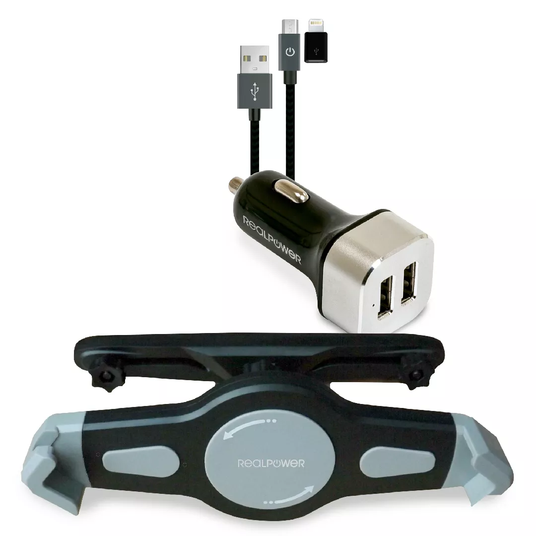 RealPower Tablet Car Set Zubehoer-Set fuer