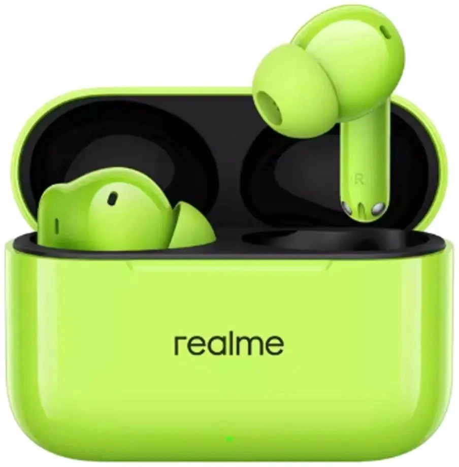 Realme austiņas Realme Buds T200 bezvadu in-ear austiņas, zaļa