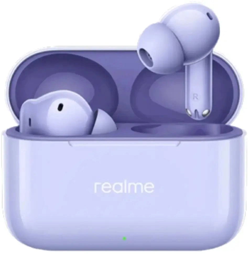 Realme austiņas Realme Buds T200 bezvadu in-ear austiņas, violeta