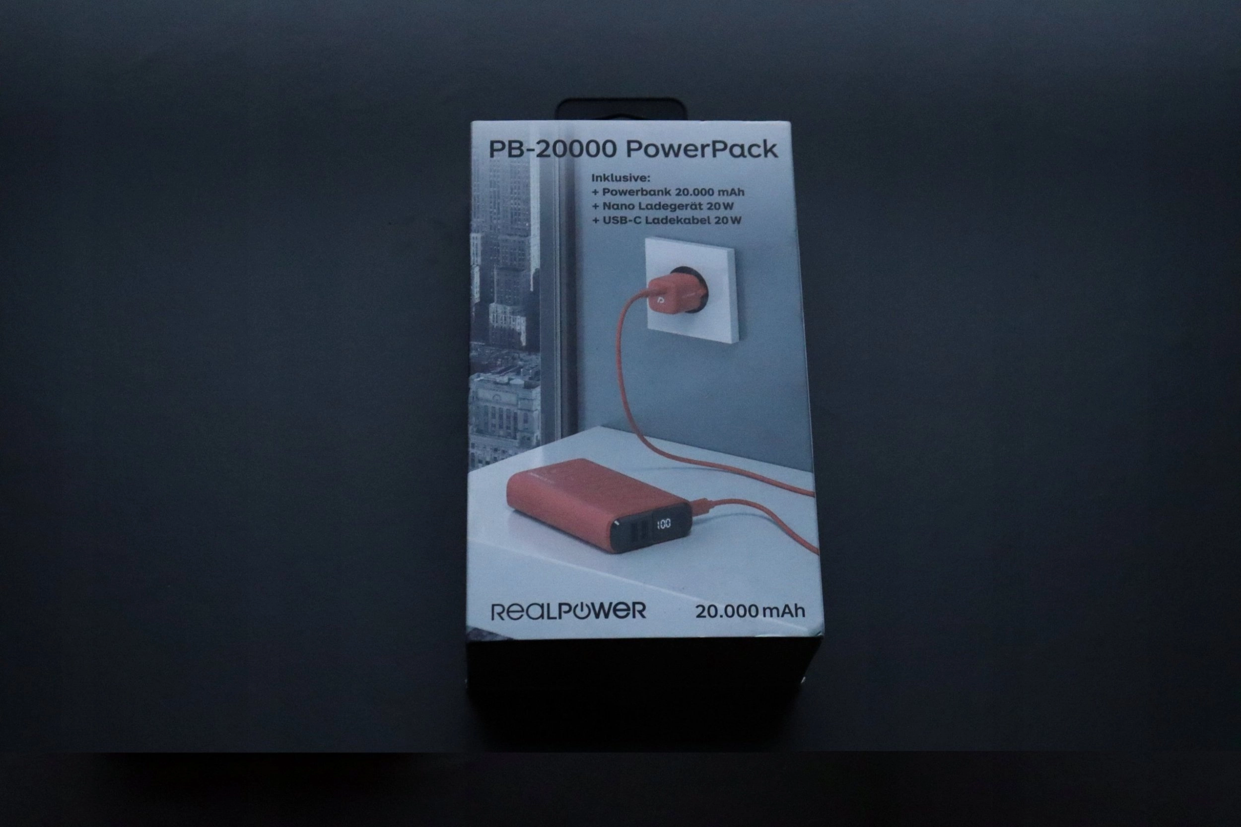 RealPower Powerbank PB-20000 Set orange 20