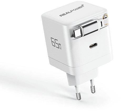REALPOWER GaN Charger 65W weiss 65