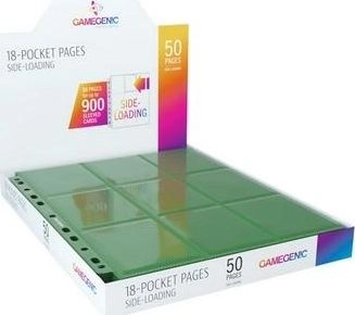 Rebel Gamegenic:18-Pocket Pages Sideloading-Green(50szt) 369768 4251715403310