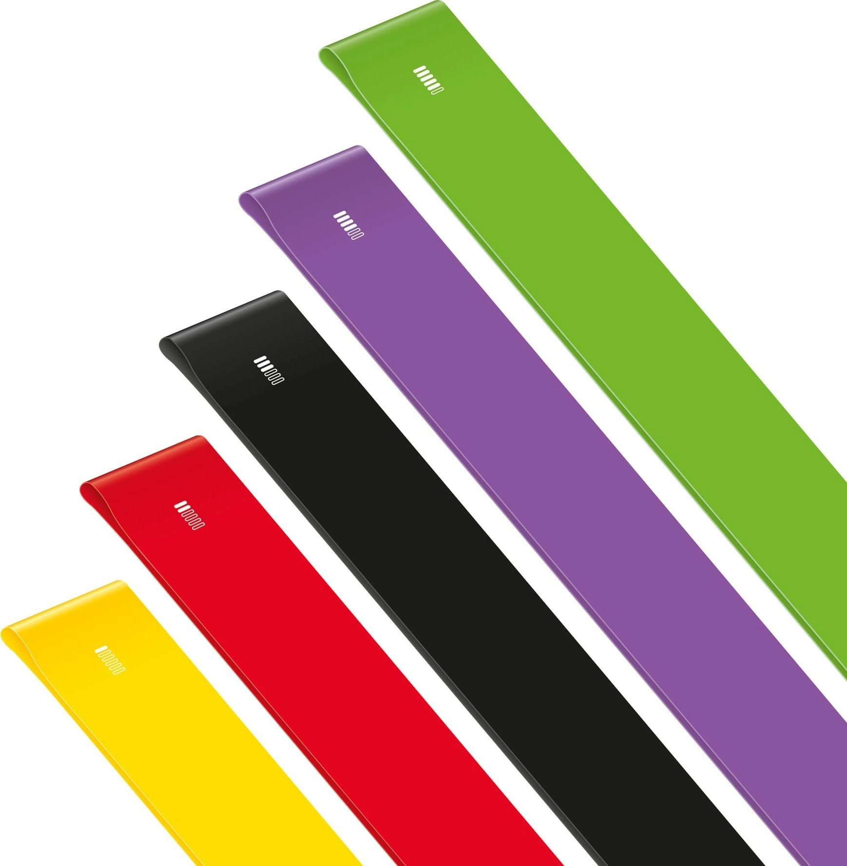 Rebel Set of latex exercise bands