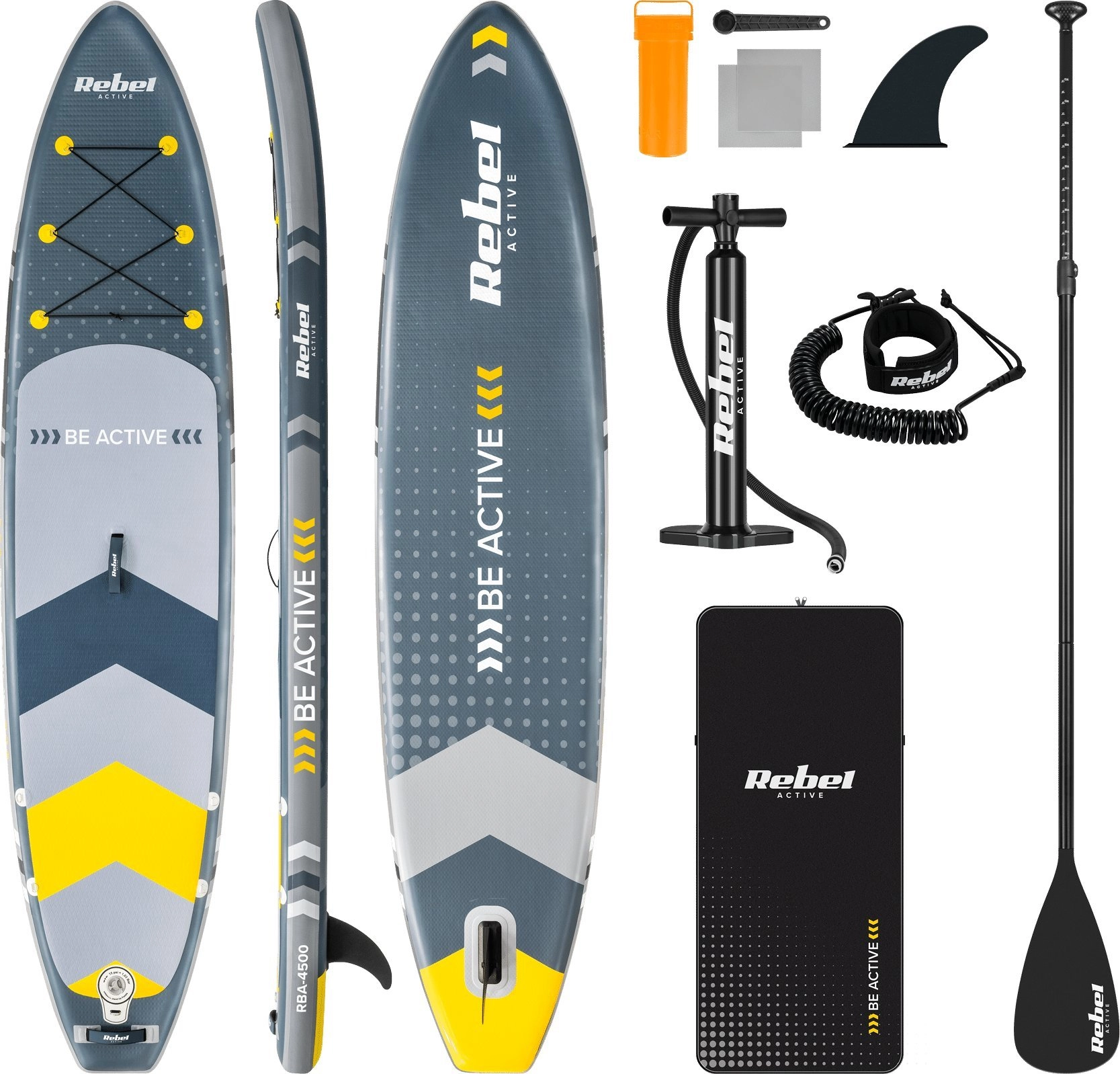 REBEL ACTIVE pripučiamos SUP lentos 350x81x15cm