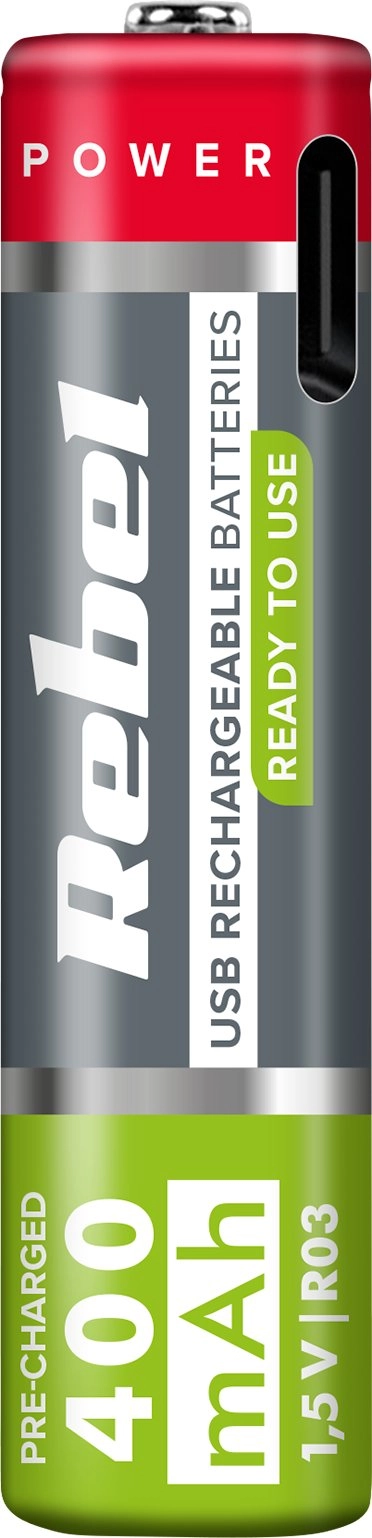 Rebel REBEL AAA batteries  400 mAh