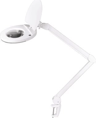 Inspection lamp with magnifier 5D 8W