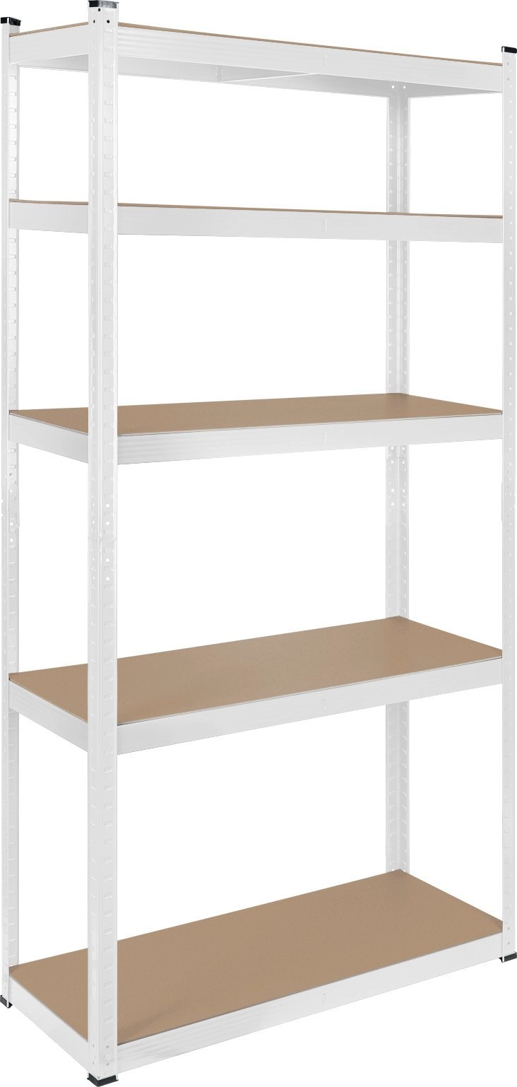 Rebel Metal warehouse shelf 180x90x40 white