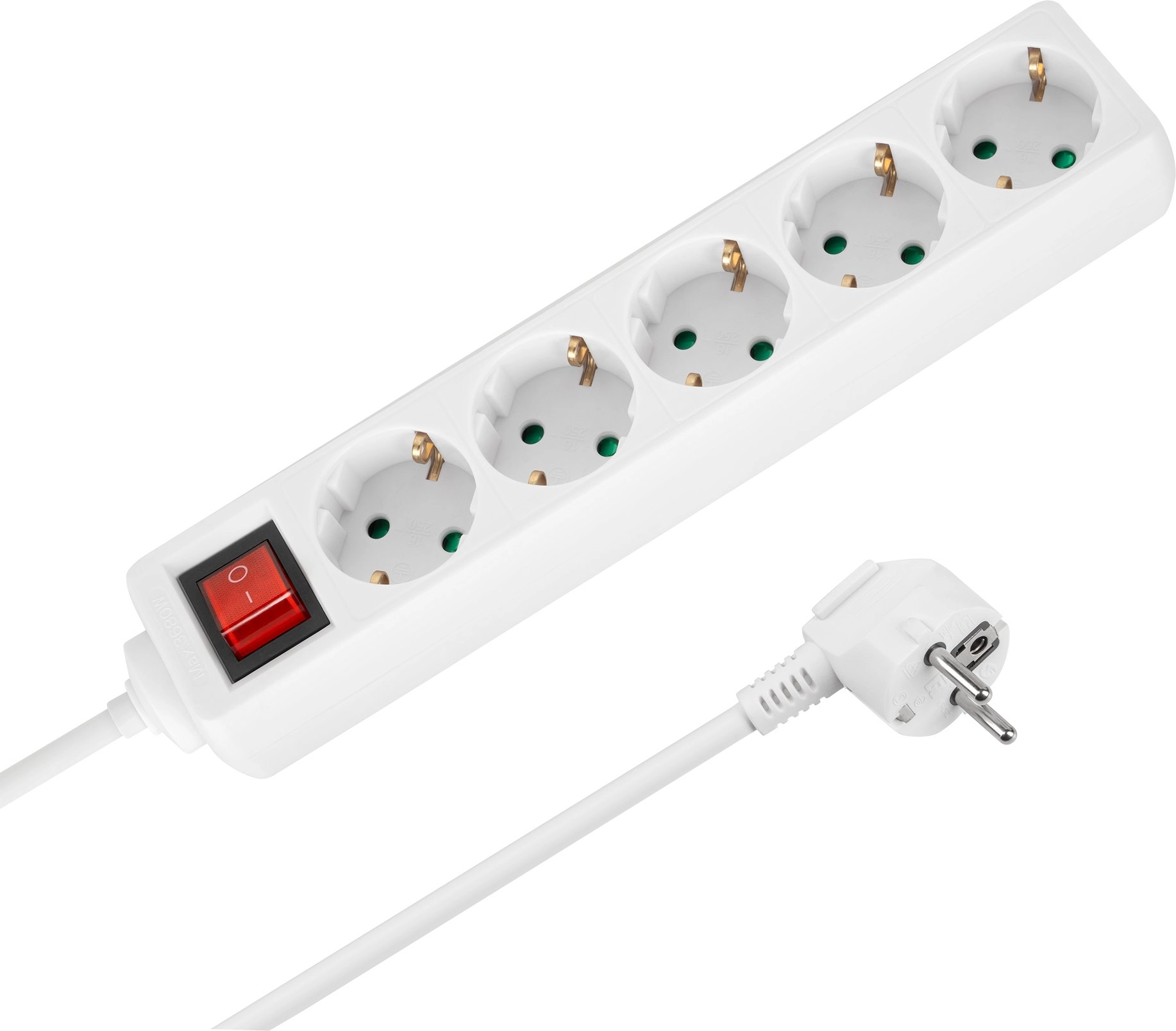 Rebel Extension cord 5 sockets 2m