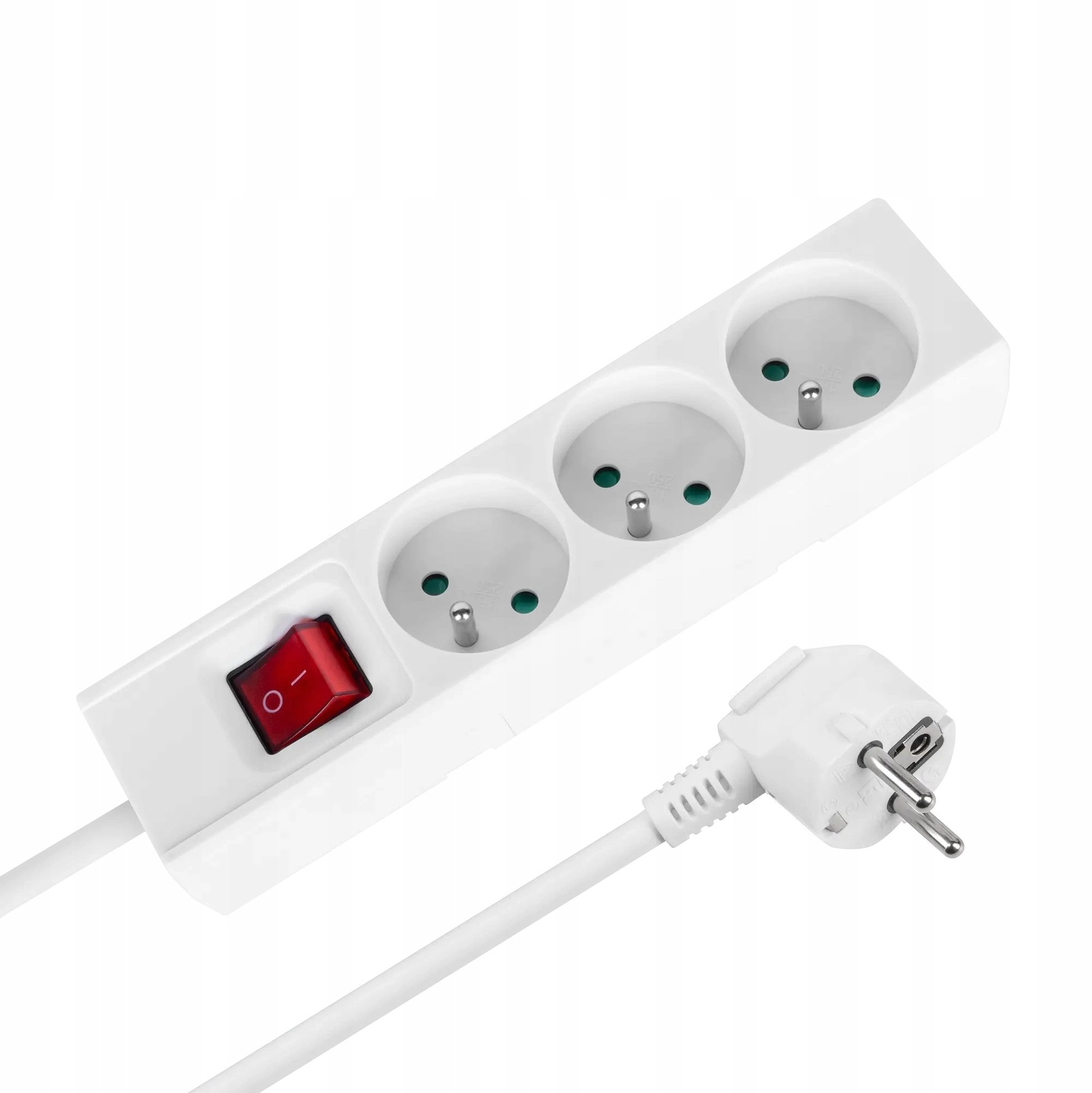 Rebel Extension cord  3 sockets  2m