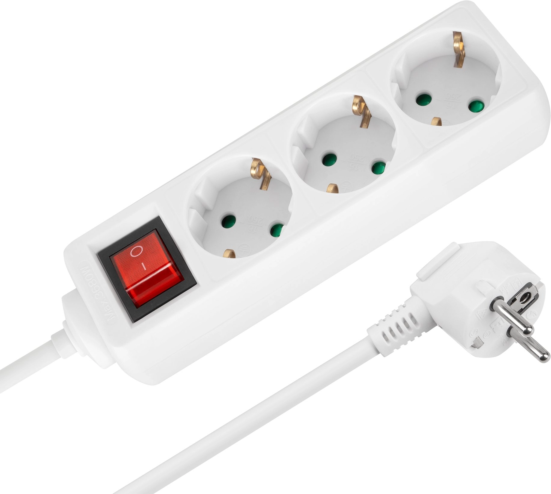 Rebel Extension cord 3 sockets 3m