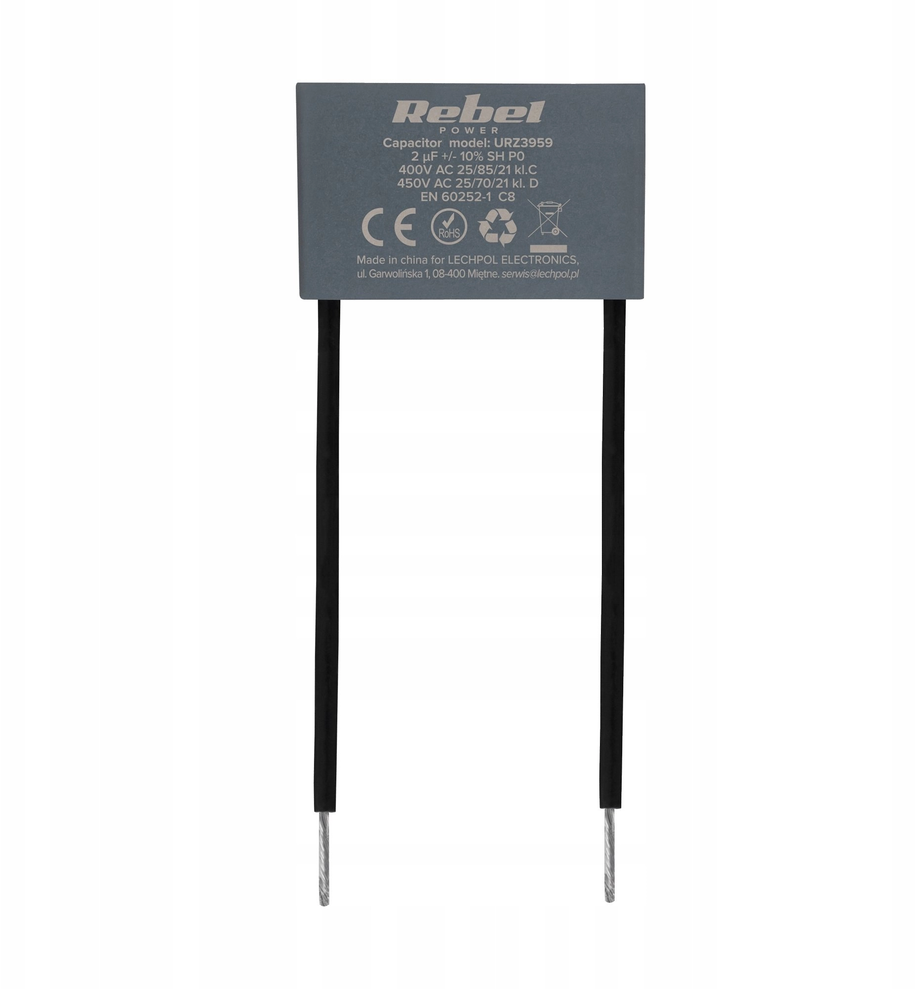 Rebel Capacitor MKSP-8 2uF 450V for