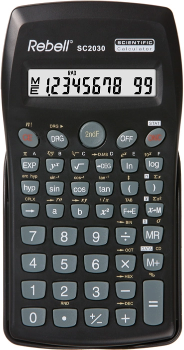 Rebell SC2030 calculator Pocket Scientific Black