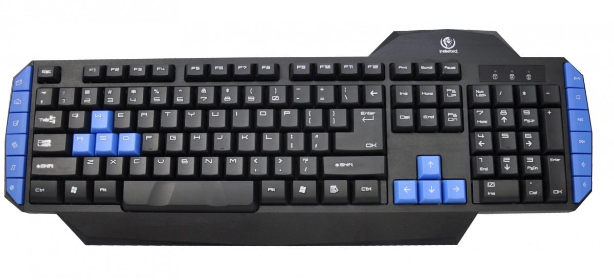 Rebeltec Warrior keyboard Gaming USB QWERTY