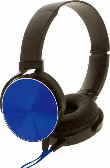 Słuchawki stereo z mikrofonem Montana Czarno-niebieskie