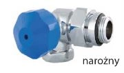 Red Thermostatic valve 1/2" x 3/4&quot